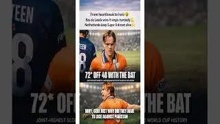 From Pain to Power 😤 | Bas de Leede&rsquo;s ONE-MAN SHOW 💪 | Netherlands Dream Alive 🇳🇱 #Shorts