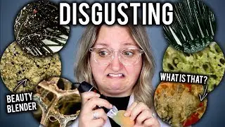 LOOKING AT OLD EXPIRED MAKEUP UNDER A MICROSCOPE