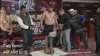 Pakistan VS Afghanistan in the World Boxing Council, Arabian Sea Title Belt fight on Saturday