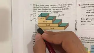 ÖSYM Tarzı 3 PROBLEM çözümü.. 3D' den..