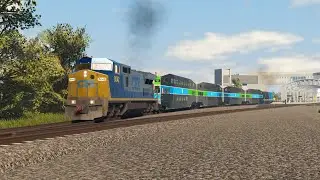 C40-9W on a express commuter service in RSU
