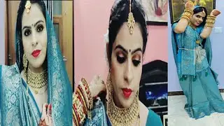 Indianbridal makeup step by step/karwachauth makeup/Teej makeup for beginners.easymakeup.Kaminisingh