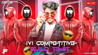 🛑 1v1 Competitive Guild Test! 🥵 | Join Poetry Guild Now 🔥 | Free Fire India Tryouts 2025 🎮