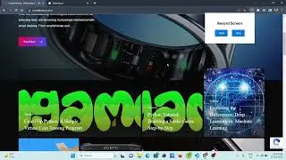 chrome extension manifest v3 screen recording