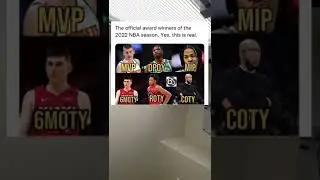 2022 NBA Award Winners