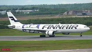 4K | 10 MINS of MAJESTIC PLANESPOTTING at Helsinki-Vantaa Intl Airport (HEL/EFHK)