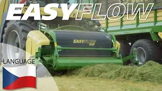 KRONE EasyFlow &ndash; sběrač pro skl&iacute;zec&iacute; řezačku