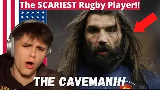 THE CAVEMAN!!! American's FIRST EVER Reaction to Sébastian Chabal 😱The SCARIEST RUGBY PLAYER EVER😱