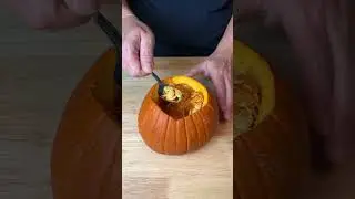 Лучший инструмент для извлечения тыквы #хэллоуин #тыква #советы