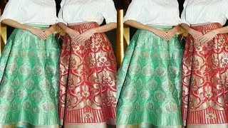 Most beautiful brocade lehnga choli/skirt dress ideas | latest brocade dress designs 2017-18