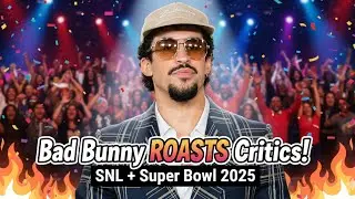 Bad Bunny Roasts Critics on SNL Before Super Bowl 2025 | Latino Pride & Hype Moments 🔥