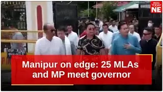 Manipur on edge: 25 MLAs and MP meet governor after Meitei group leader&rsquo;s arrest sparks violence