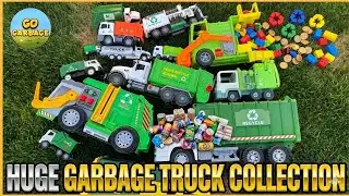 HUGE Garbage Truck Toy Collection! 🚛Trash Truck Fails & Recycling Route for Kids
