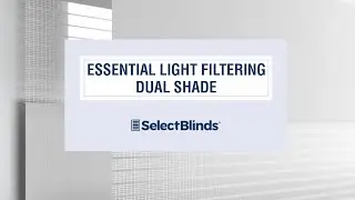 Двойная штора с фильтрацией основного света от SelectBlinds.com