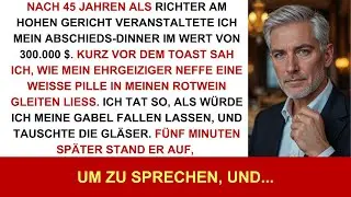 Er wollte, dass ich falle. Ich tauschte die Gläser – 5 Minuten später lag mein Neffe am Boden.