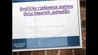 Grafičko rješavanje sustava linearnih jednadžbi