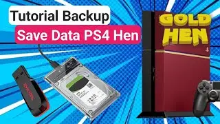 [PS4] Tutorial how to Backup Save Data PS4 Hen