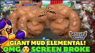 GIANT MUD ELEMENTAL 🔥 STORM MODE SCREEN BROKE - Castle Crush