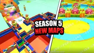 *NEW* Fall Guys Season 5 Map News, New Map Lost Temple & Stompin Ground and [Full Leaked videos]
