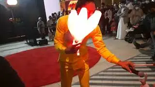Wonderful juggling show2 #amazing #wonderful #juggling #artist #liveshow #expo #dubai #travel