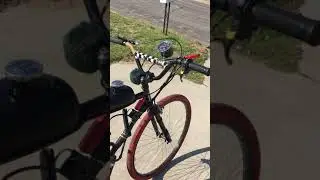 Tricky Motorized bicycle upgrading..