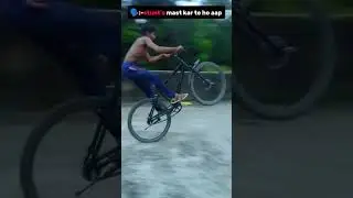 itna Khushi 😁😅 #cyclest #automobile #stunt #cycle #stuntspectacle #stuntperformance