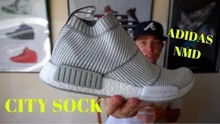 ADIDAS NMD CITY SOCK PK WHITE/GREY UNBOXING AND REVIEW