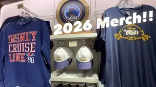 Disney Wish Cruise Line Merchandise January 2026 🛍️ 🚢 Mickeys Mainsail , Dory ForgetMeKnots & More!