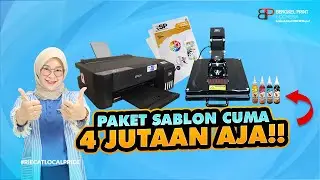 Paket Sablon Kaos Sublimasi Hanya 4 Jutaan Aja !!