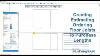 Creating Estimating and ordering floor joist in purchase lengths