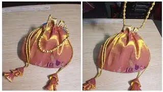 👝 Paithani Silk Potli Bag | Wedding Special Handmade Bag |#PaithaniPotliBag #PotliBag #HandmadePotli