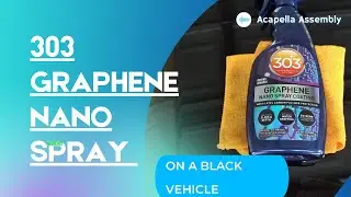 What 303 Nano Spray Graphene Coating looks like on a Black Vehicle. #Graphene