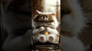 🐱 Cozy Cat Knitting a Sweater! 🧶 | AI-Generated Cuteness Overload