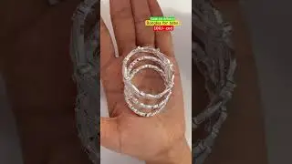 New designer silver baby bangles/ bangles designs for baby #shorts #bangles #baby #ytshorts