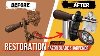 Restoring a 1940s Tarantella Razor Blade Sharpener | Antique Restoration