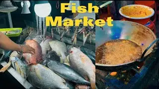 ঝড়ো আবহাওয়াতে কক্সবাজার Fish Market এ যেয়ে কী কী খেলাম?! 💞💞💞