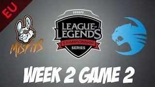 Misfits vs Roccat | Game 2 | HIGHLIGHTS | EU LCS W2D1 2017 Spring split