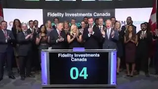 Fidelity Investments Canada Opens Toronto Stock Exchange, September 18, 2018