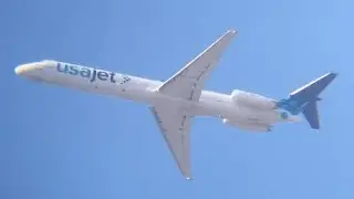 USA Jet Airlines MD-88 TakingOff From KLRD