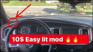 10$ DIY CHEAP MOD ON CHARGER HEMI! LOOKS SWEEET!