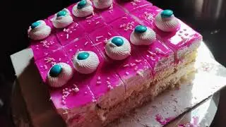 Bakery style cake  how to do icing #fancycake #homebaker #cakebusiness #cakedecoration #cakedesign
