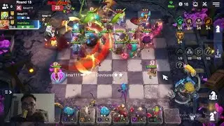 Auto Chess : 6 Beast - 6 Warrior - 3 Human - 2 Druid - 2 Half Orc Synergy / @mainliars