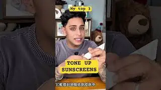 Top 3 tone up sunscreens #skincare #brightskin