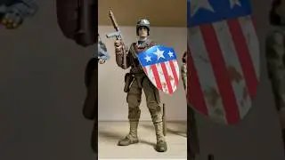 Marvel Legends MCU Display🍿 #marvellegends #captainamericathefirstavenger  #actionfiguredisplay