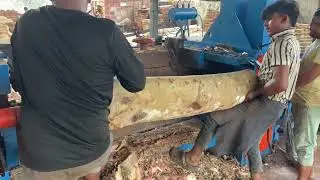 Powerful Veneer Peeling Machine in Action! Plywood Making Start to Finish👌🪵|