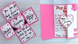 DIY - Happy Friendship Day Cards | Friendship Day Special Greeting Cards | Card For Friends
