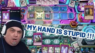 MY HAND IS STUPID!!!  Yu-Gi-Oh,  MASTER DUEL  Counter Trap Fairy Deck (Replay)
