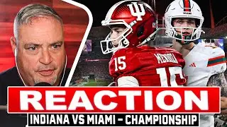 INSTANT REACTION: Indiana vs Miami - College Football Championship | Larry Krueger