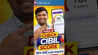 Free CIBIL Score कैसे चेक करें💯 | बिना Loan Enquiry |PhonePe से Free में#banking  #cibil_score #loan