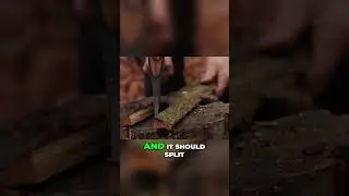Mastering Wood Splitting  The Fast & Efficient Method for Kindling